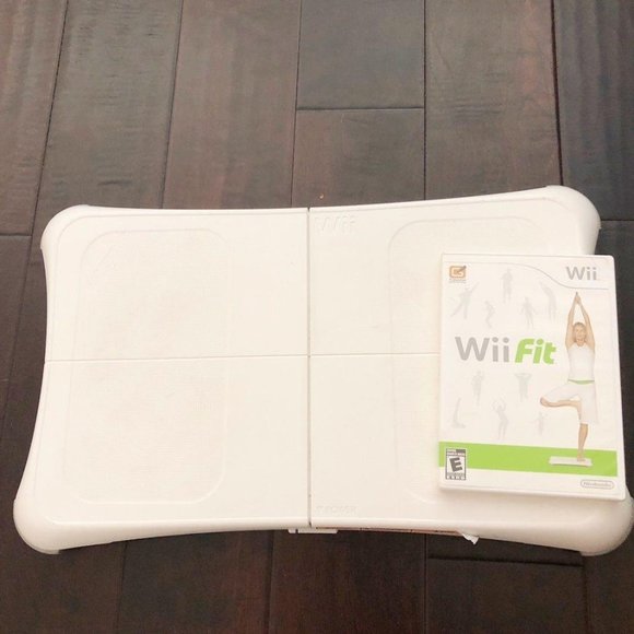 Wii fit board with game
